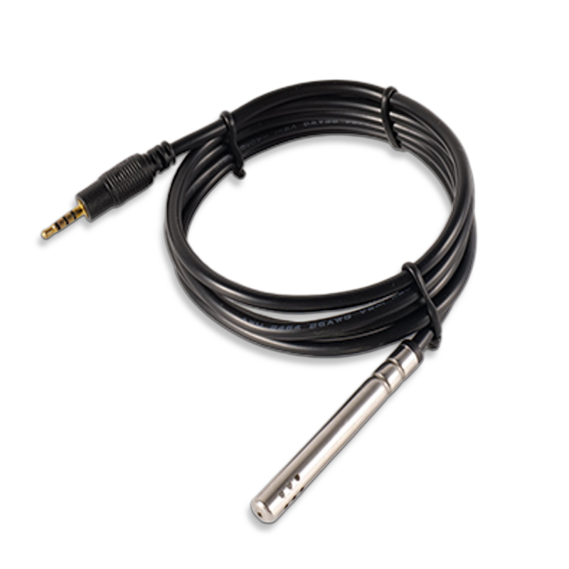 SHTC3 Temperature & Humidity Sensor with SS304 Probe & 3.5mm Jack