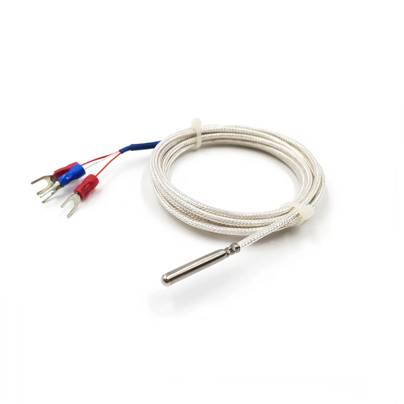 PT100 RTD Temperature Sensor Element in Closed-End Stainless Steel Housing