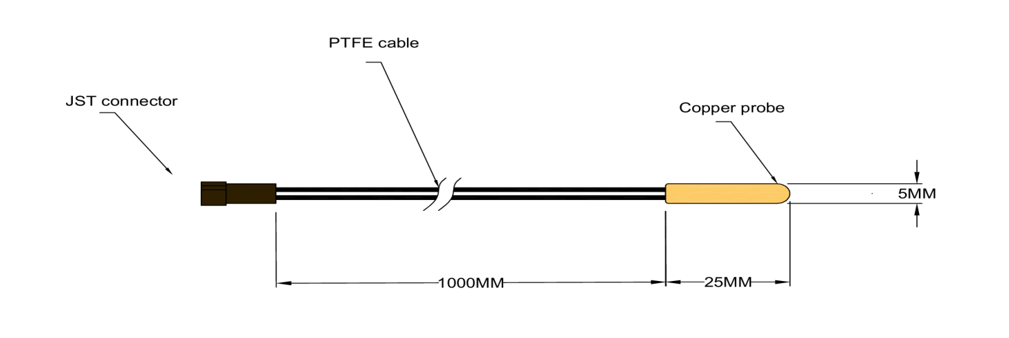 NTC 5kΩ hermistor Temperature Sensor Probe for HVAC