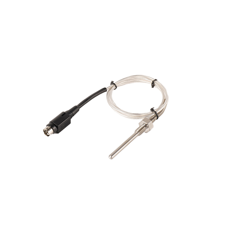 Threaded WZP PT100 Temperature Sensor with GX12 aviation connector
