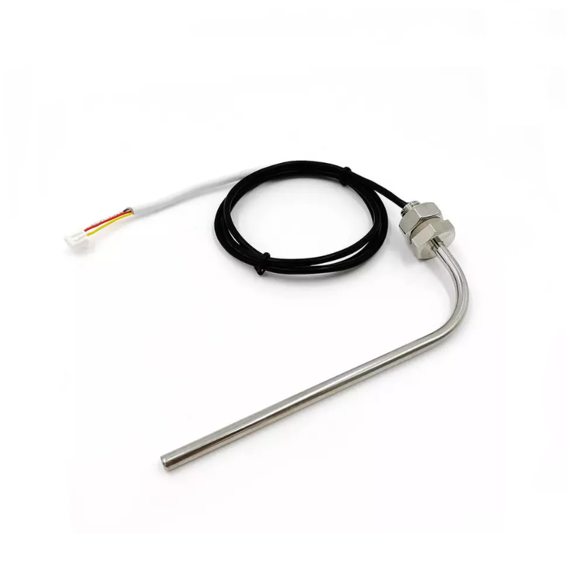 2-Wire PT100 RTD Temperature Probe with Vertical Threaded Housing