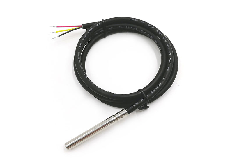 Waterproof DS18B20 Temperature Sensor with Silicone Cable