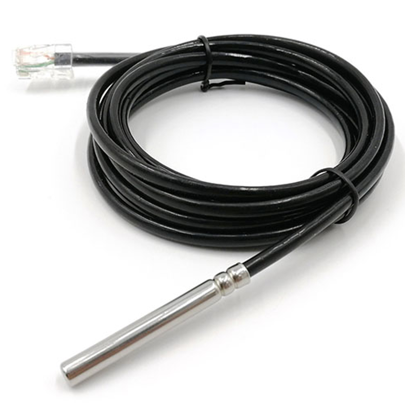 Waterproof DS18B20 1 Wire Temperature Sensor with RJ45 Connector