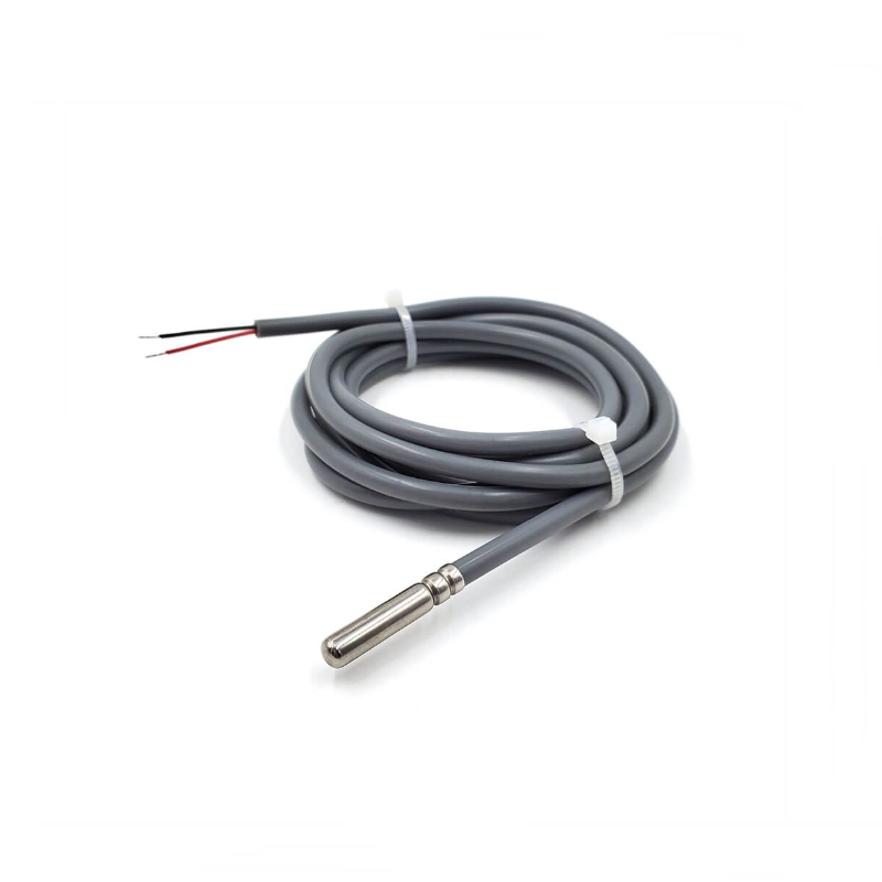 2-Wire DS18B20 Waterproof Temperature Sensor with Silicone Cable