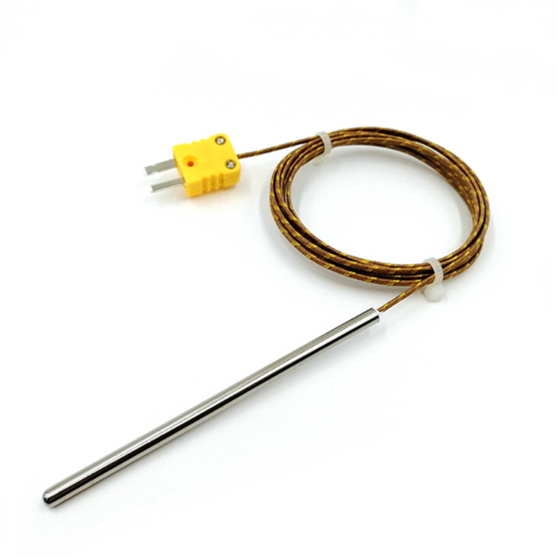 High Temperature K Type Thermocouple with Cylindrical Probe