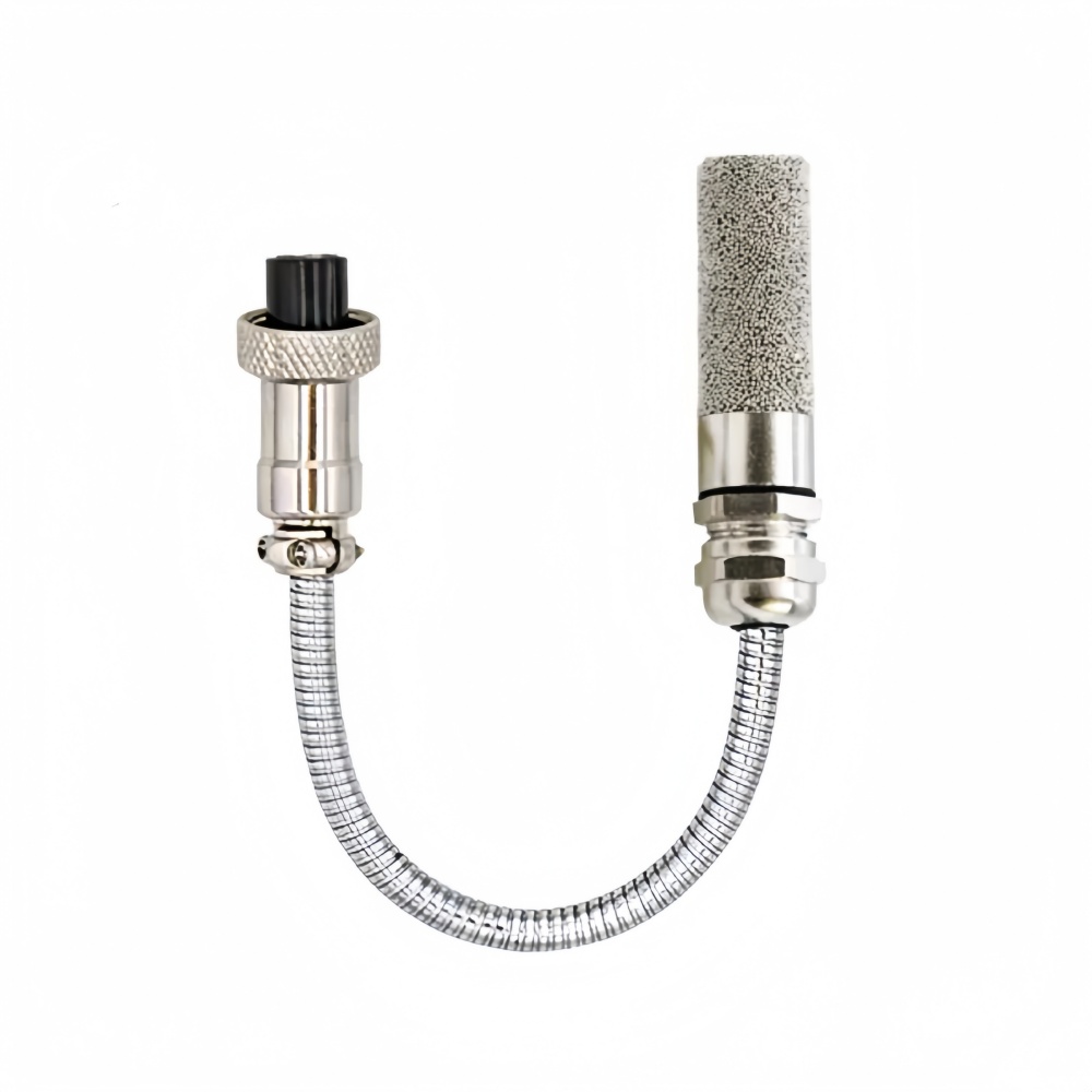SHT30 Temperature & Humidity Sensor with Sintered Copper Housing & GX12-4 Connector for Cold Chain Monitoring