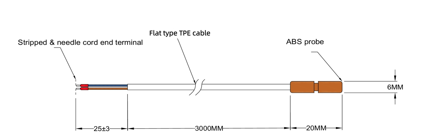 NTC 10K Thermistor Temperature Sensor for Underfloor Heating